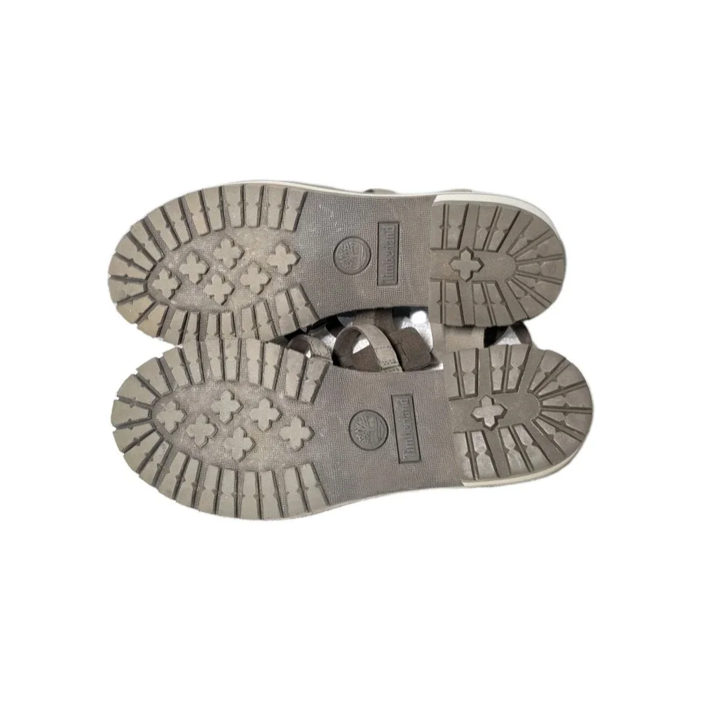 Timberland Women's Size 9.5 Violet‎ Marsh Fisherman Sandals Olive Green Leather